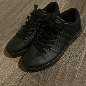 Kids Black K-Swiss Shoes
